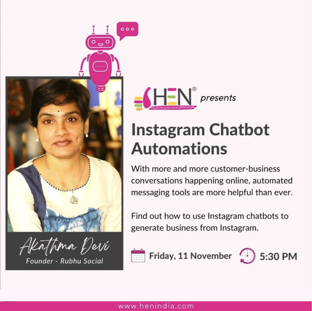Instagram Chatbot & Automation HEN
