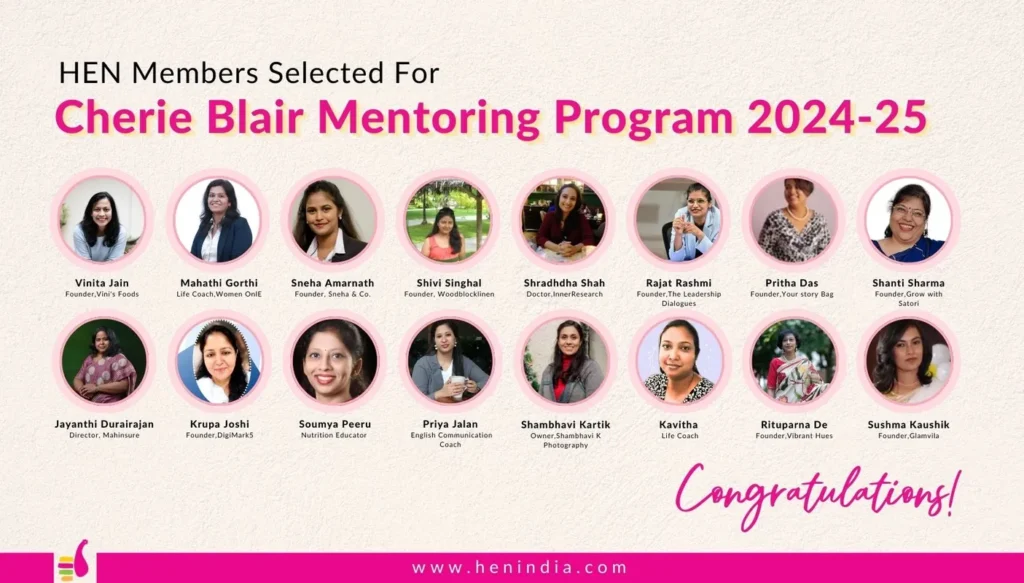Cherie Blairs Global Mentoring Program